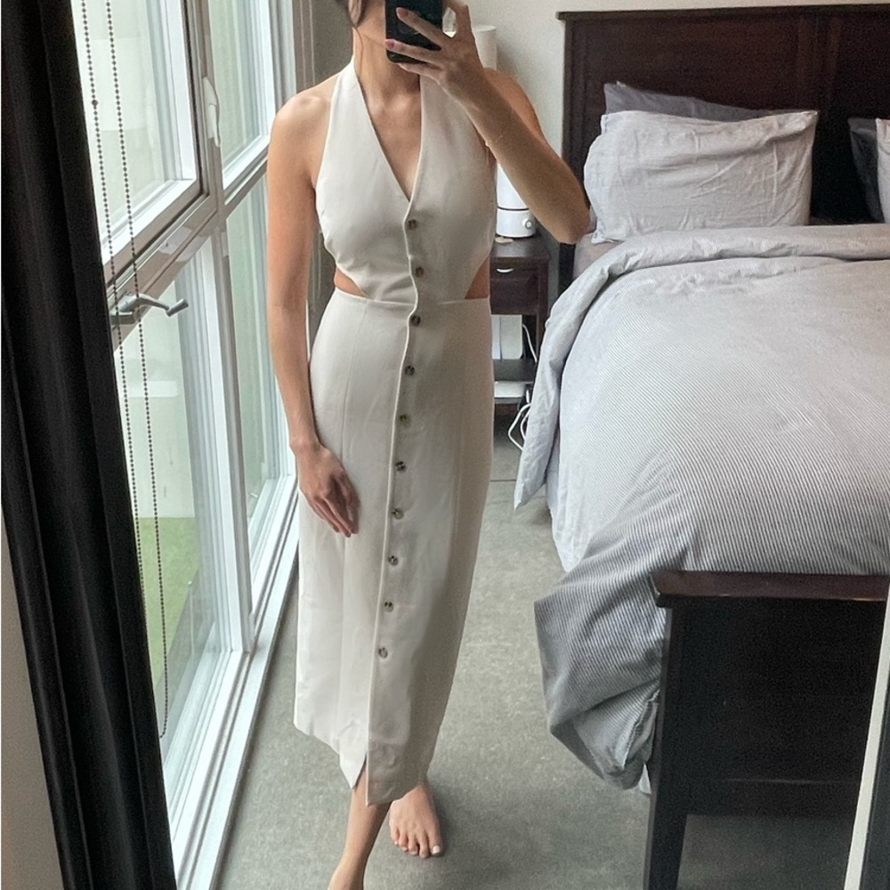 Favorite Daughter White Halter Dress - Picture 2 of 4